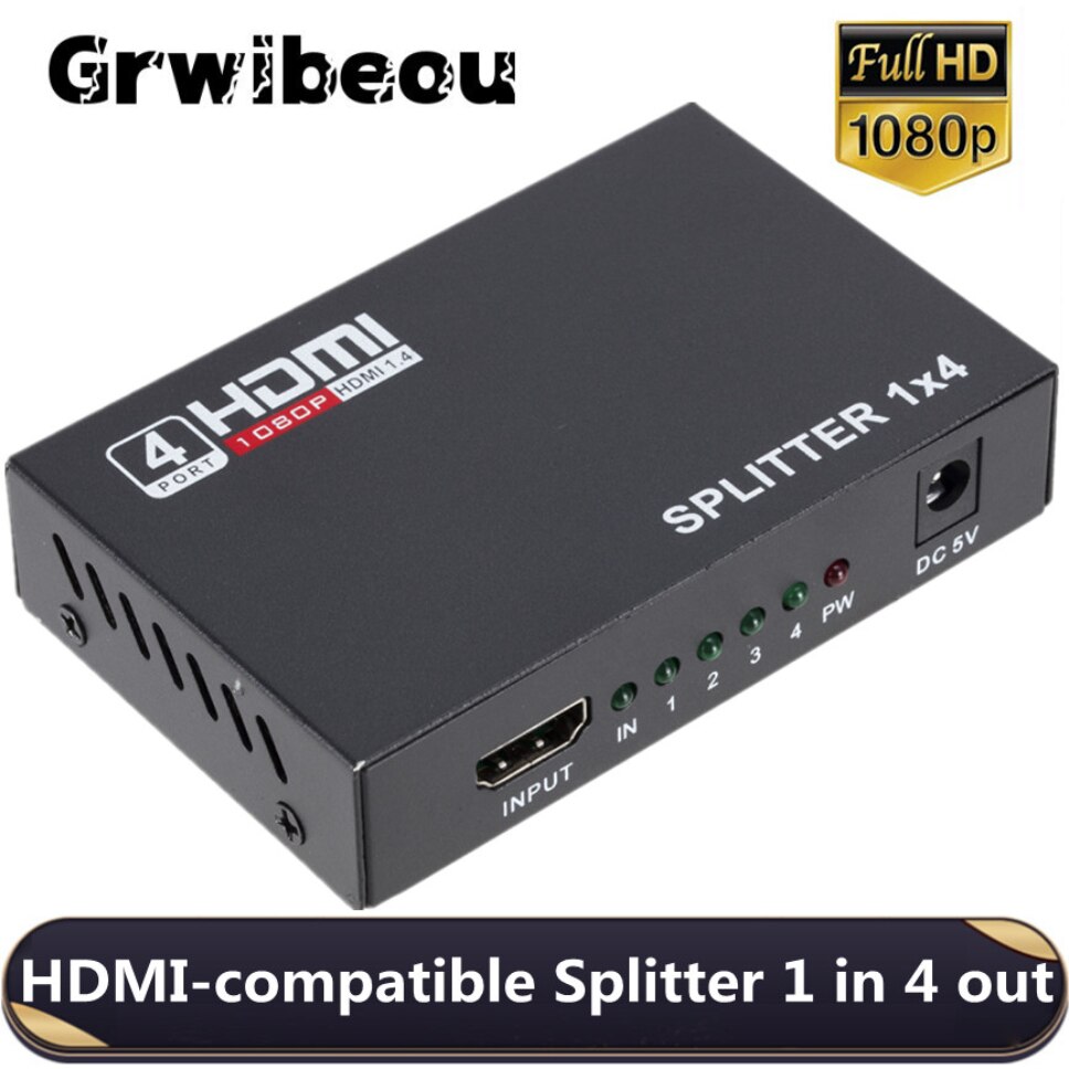 HDMI ȣȯ й HDCP 1 in 4 out HDMI ȣ , HDMI  й  , DVD PS3 Xbox, 1080P, 1x4